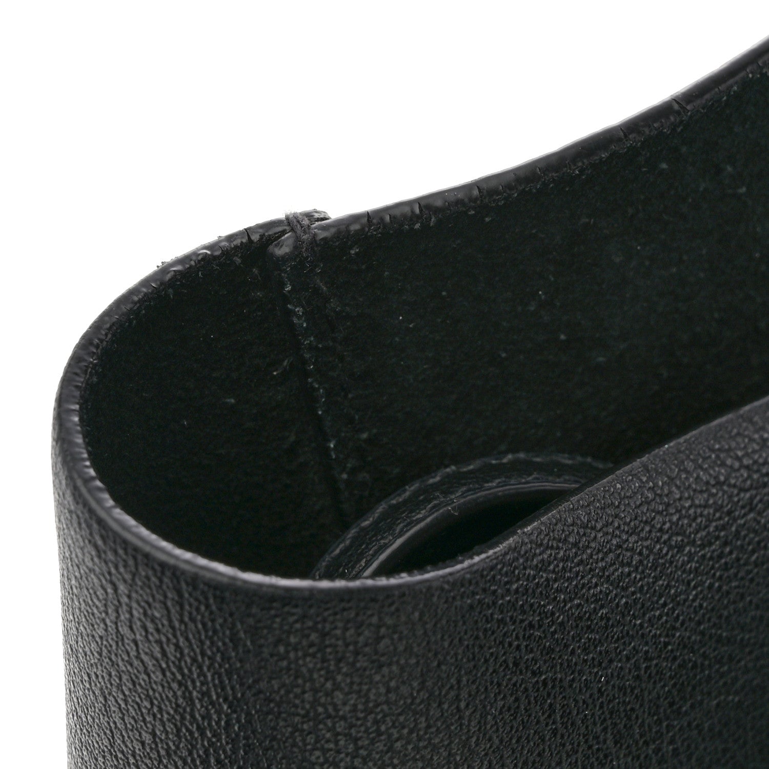Calfskin Large Shopping Tote Black