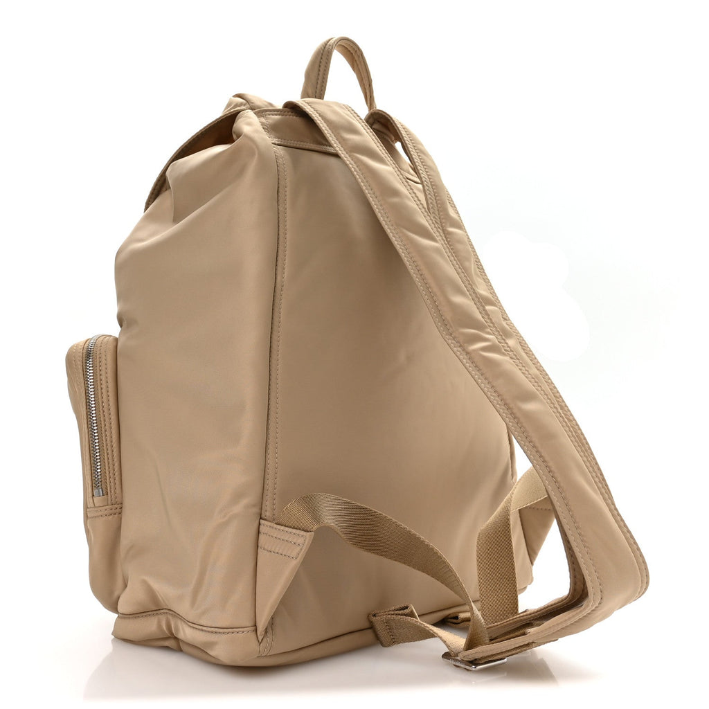 Nylon Medium Rucksack Backpack Gold Honey