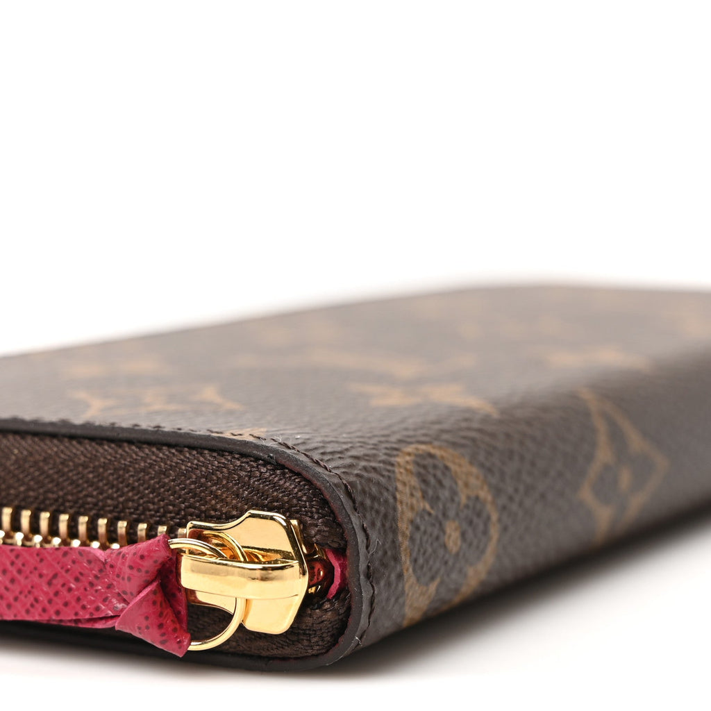 Monogram Clemence Wallet Fuchsia