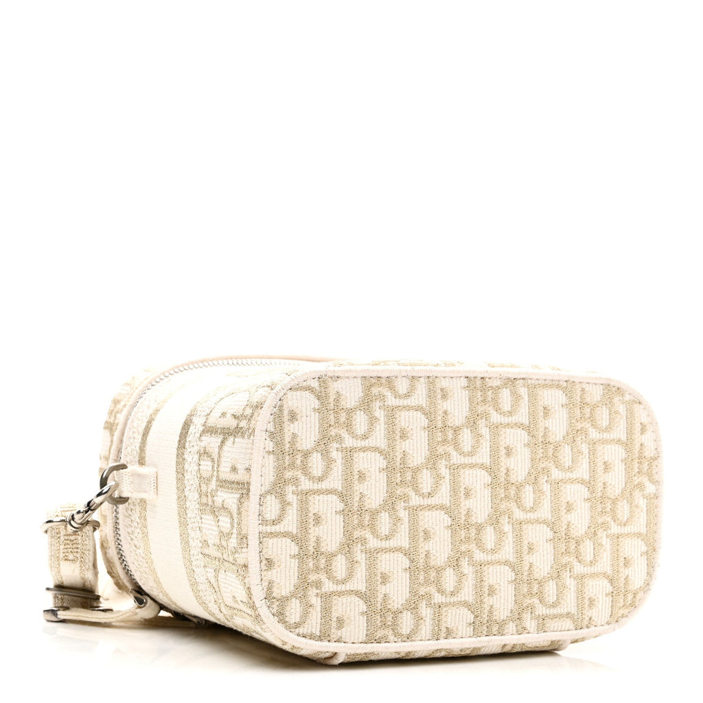 Oblique Diortravel Vanity Case Pale Gold