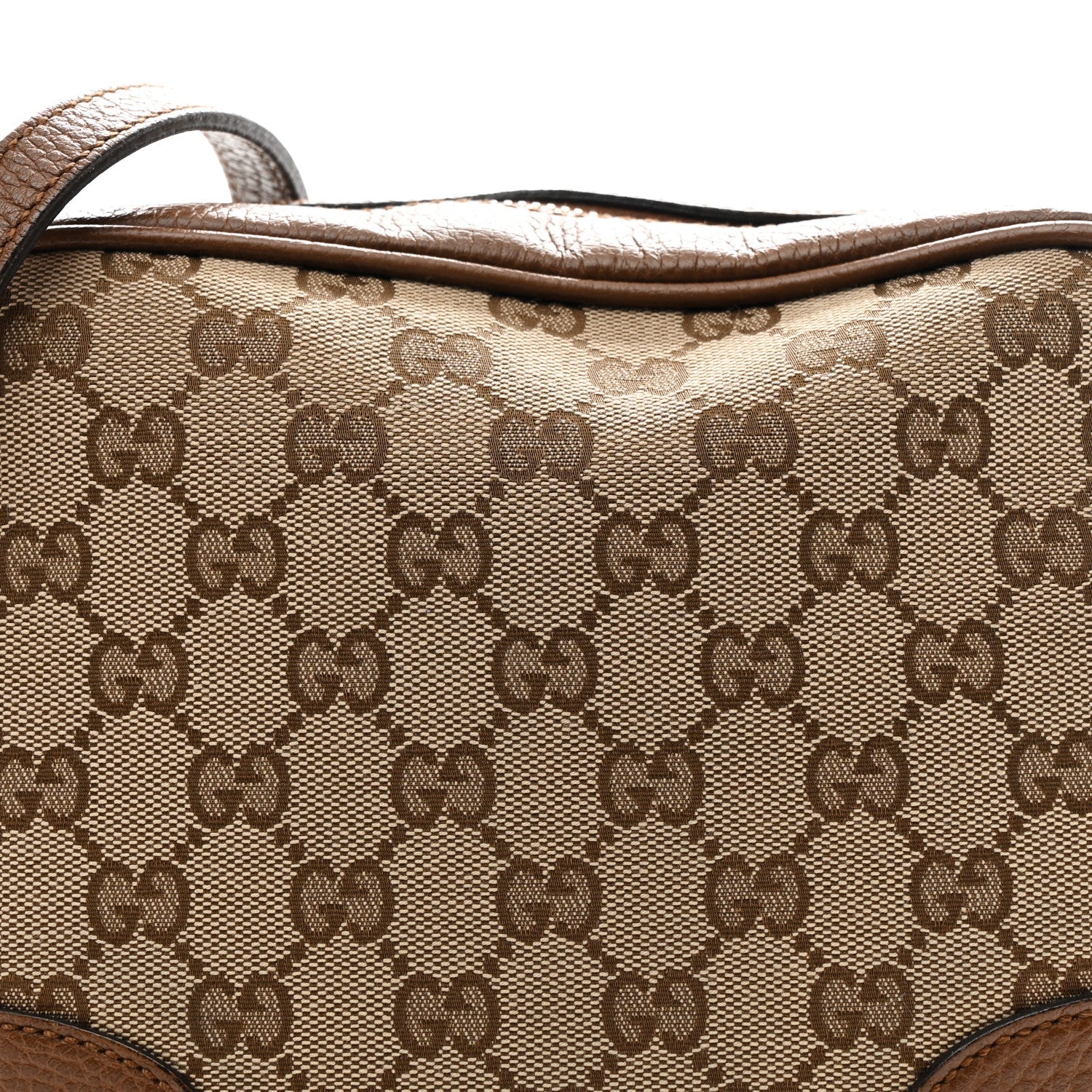 Monogram Mini Bree Messenger Bag Beige Tabacco