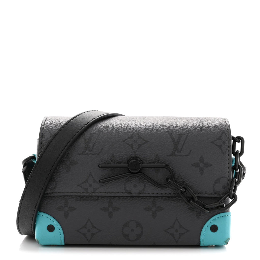 Reverse Monogram Eclipse Steamer Wearable Wallet Turquoise
