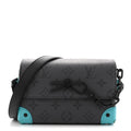 Reverse Monogram Eclipse Steamer Wearable Wallet Turquoise