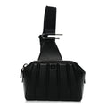 Lambskin Antigona U Padded Crossbody Bag Black