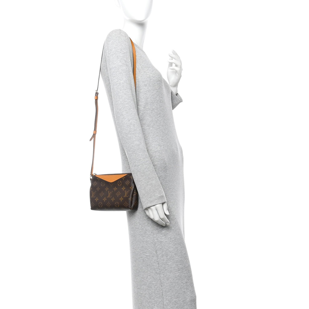 Monogram Pallas Clutch Saffron