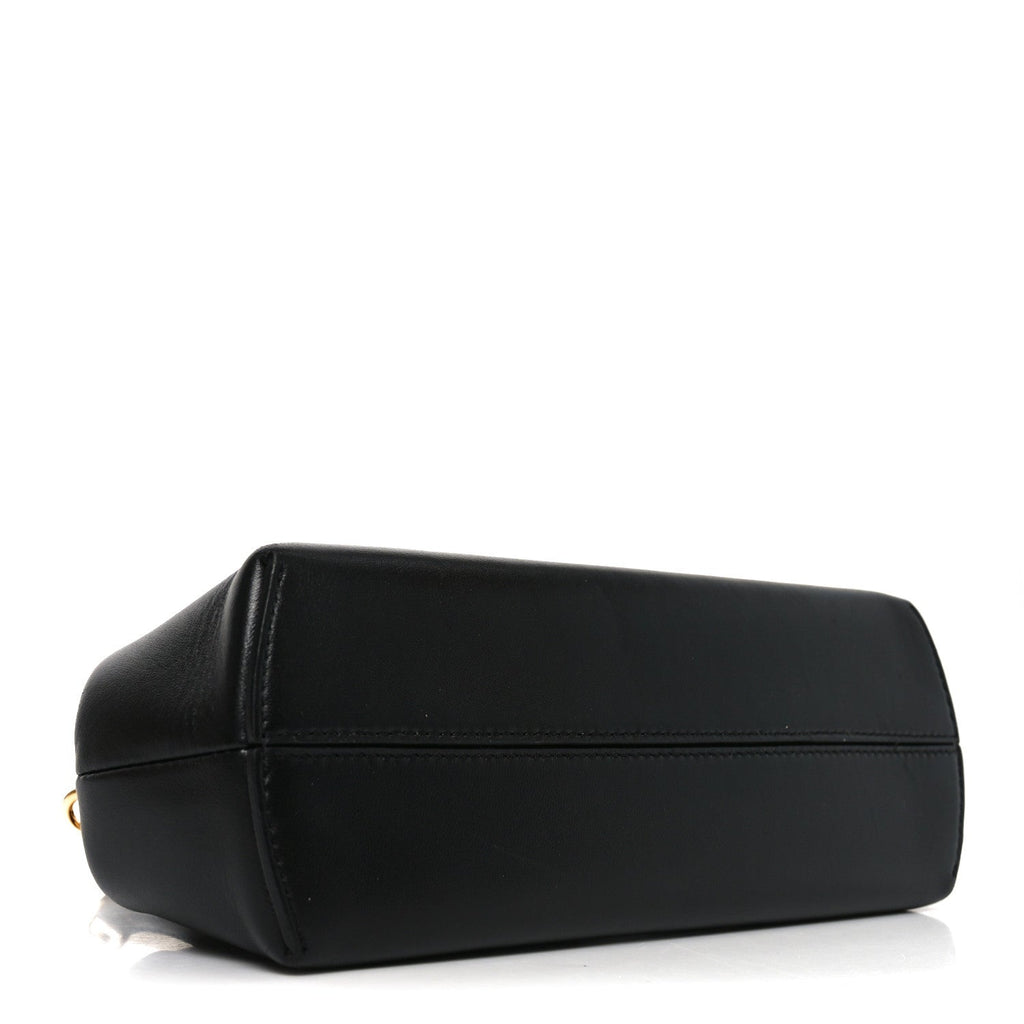 Shiny Nappa Small Fendi First Black
