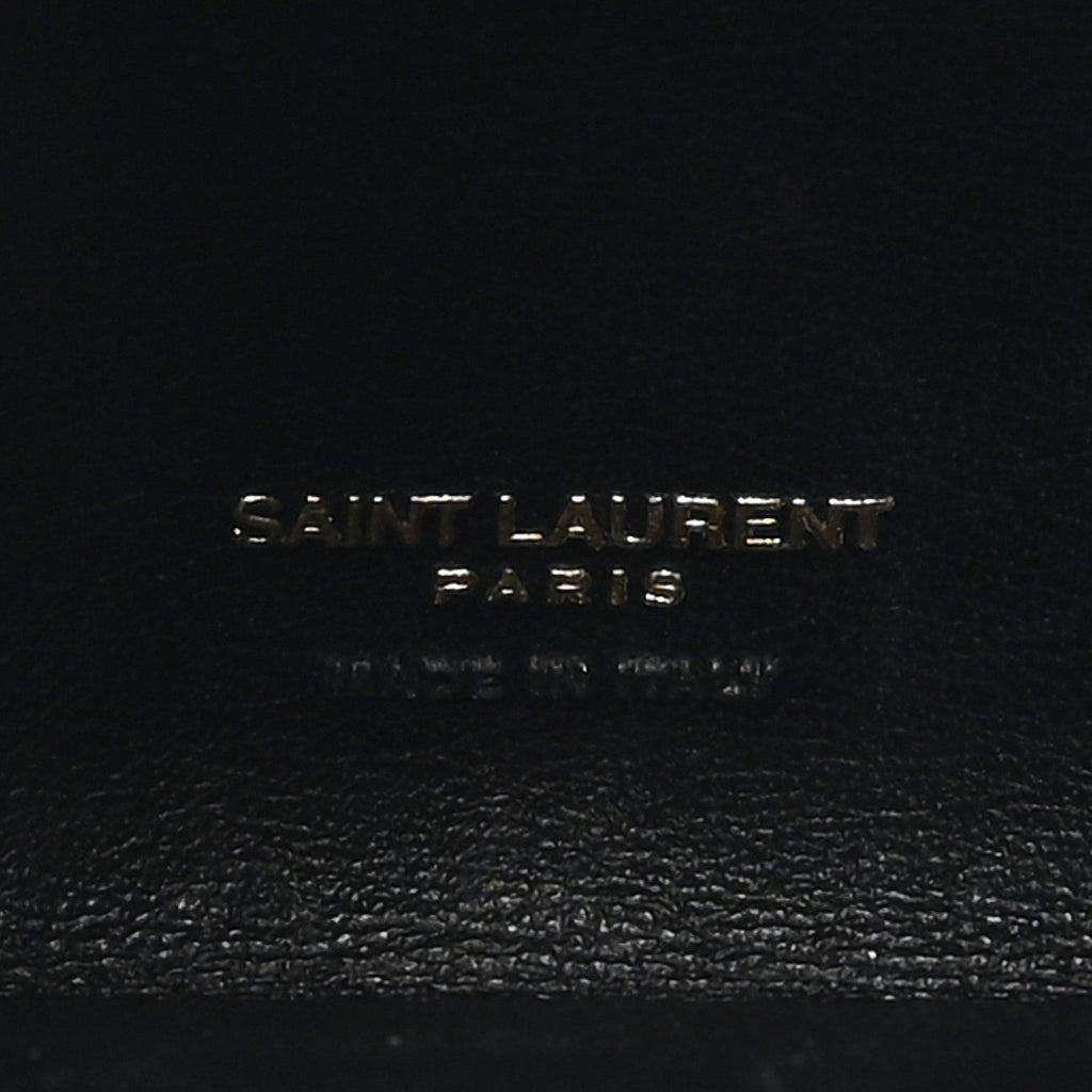 Lambskin Pyramid Clutch Black