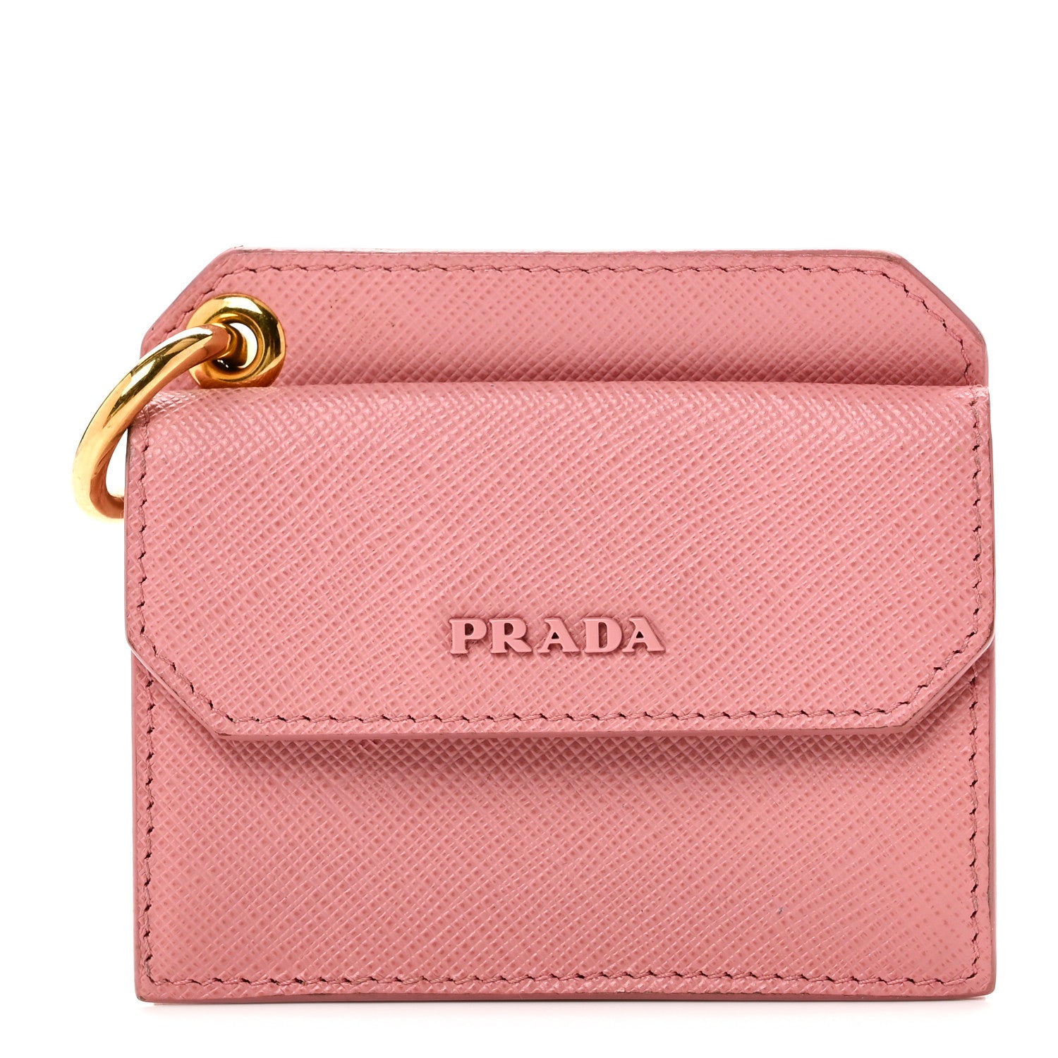 Saffiano Key Ring  Holder Wallet Petalo
