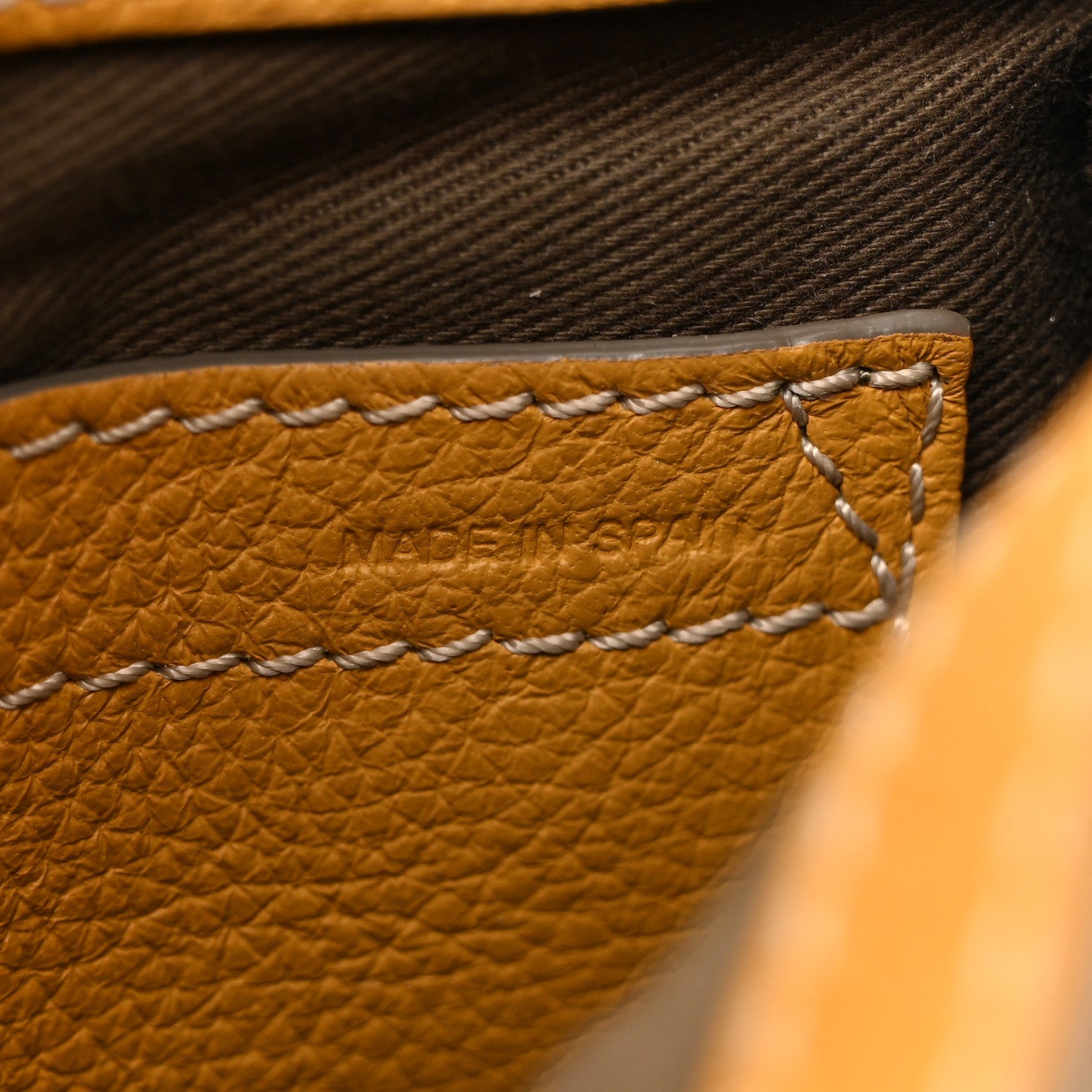 Calfskin Mini Marcie Round Crossbody Bag Dusty Yellow