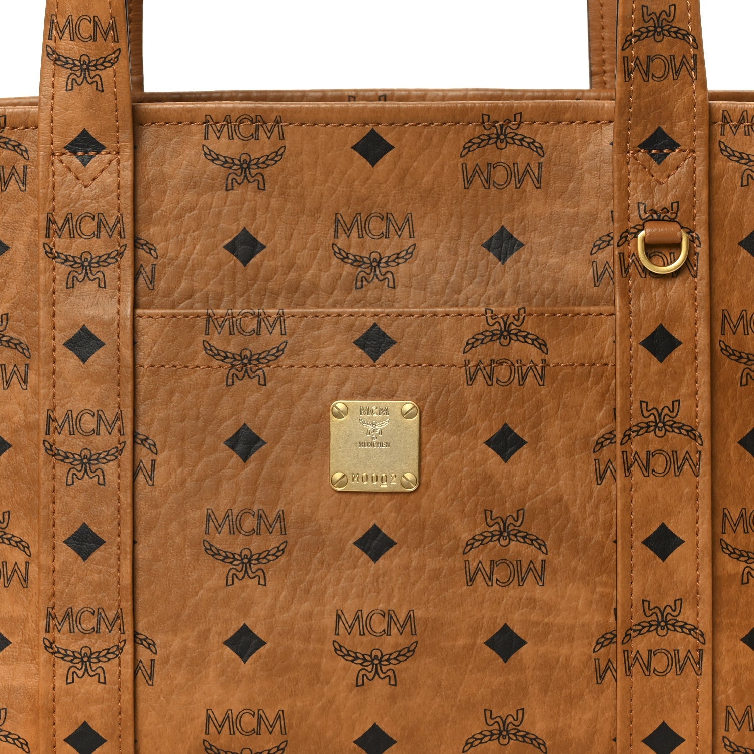 Visetos Aren Small School Bag Tote Cognac