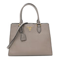 Saffiano Soft Calfskin Tote Argilla