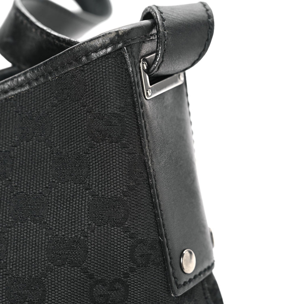 Monogram Piston Shoulder Bag Black