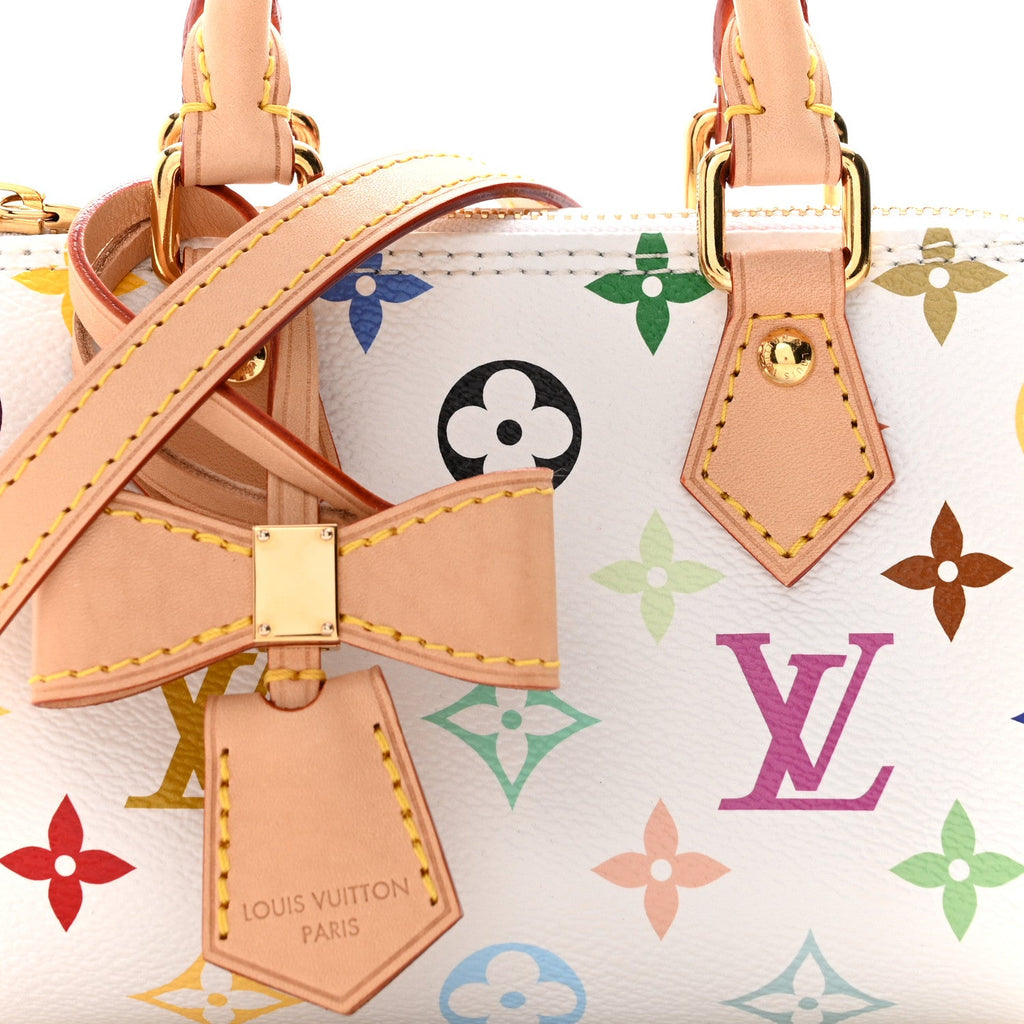 LV X TM Monogram Multicolor Nano Speedy White