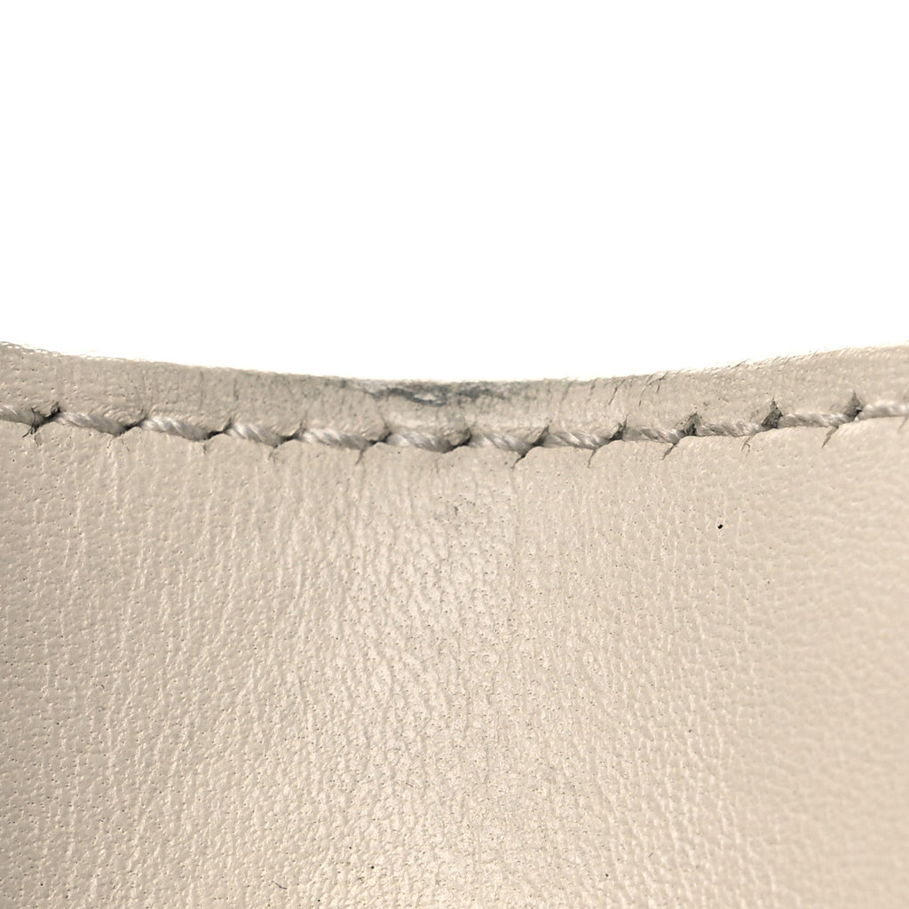 Calfskin Matelasse Super Mini GG Marmont Shoulder Bag White