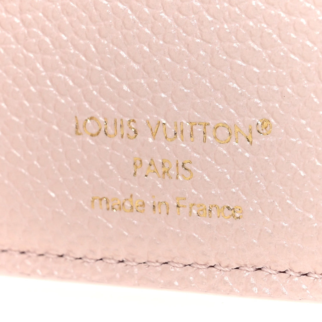 Empreinte Monogram Flower Lisa Wallet Snowy Pearl