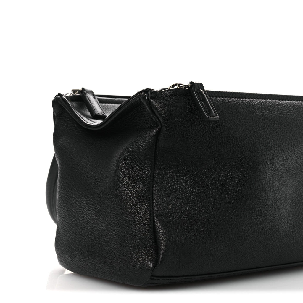 Sugar Goatskin Small Pandora Black