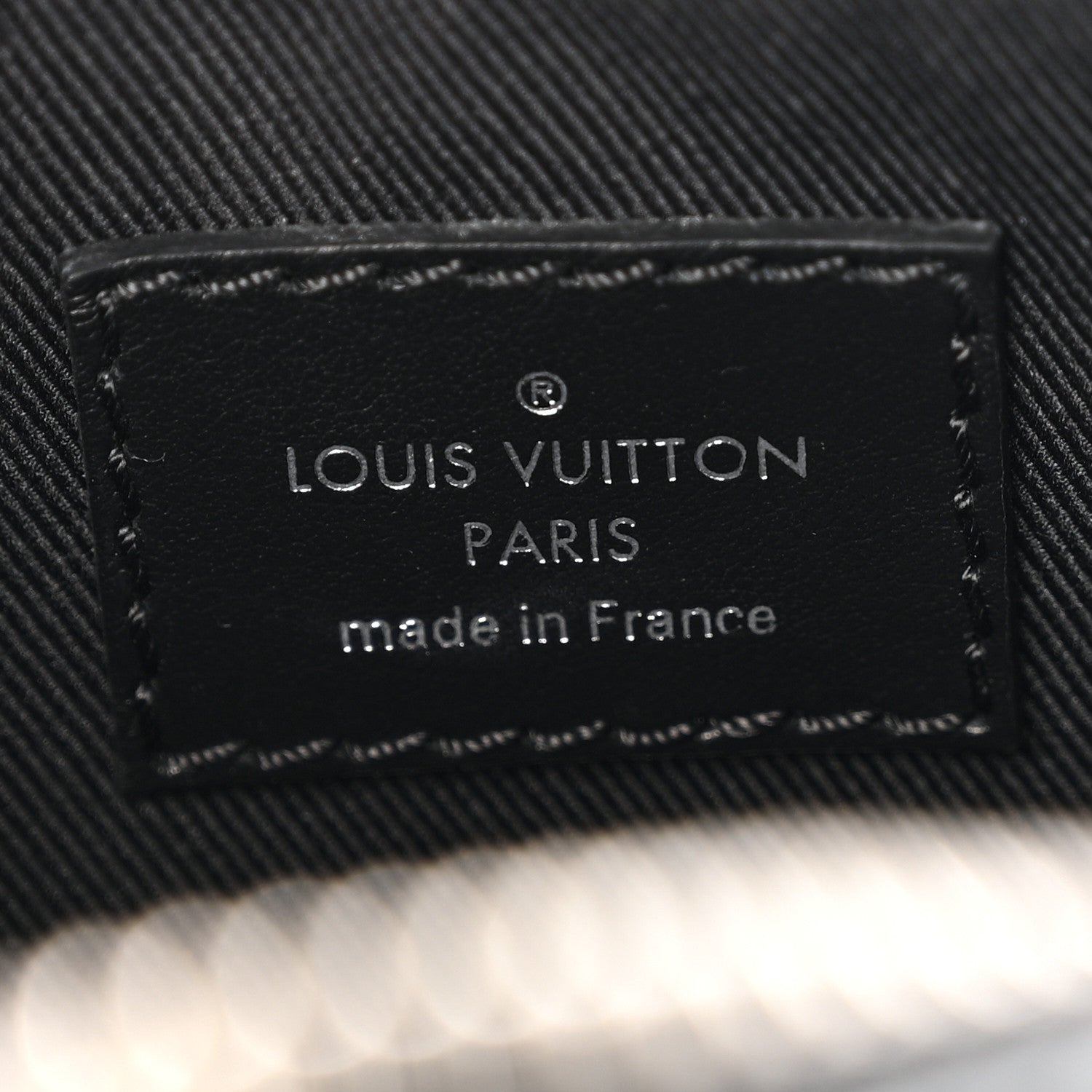 Reverse Monogram Eclipse Keepall XS Black