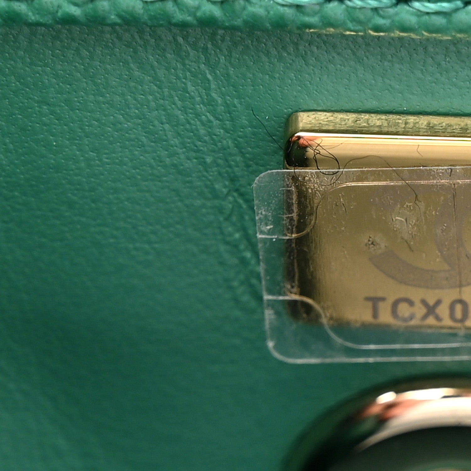 Caviar Quilted Mini Coco Handle Flap Green