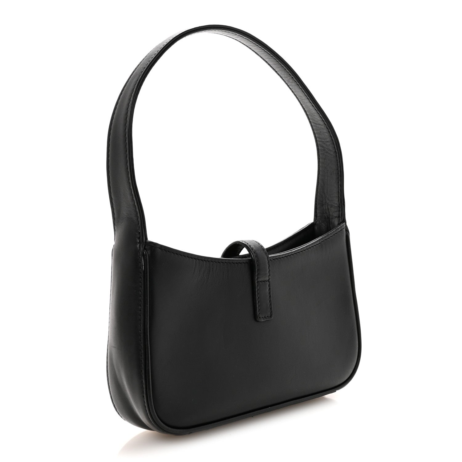 Smooth Calfskin Le 5 A 7 Mini Hobo Black
