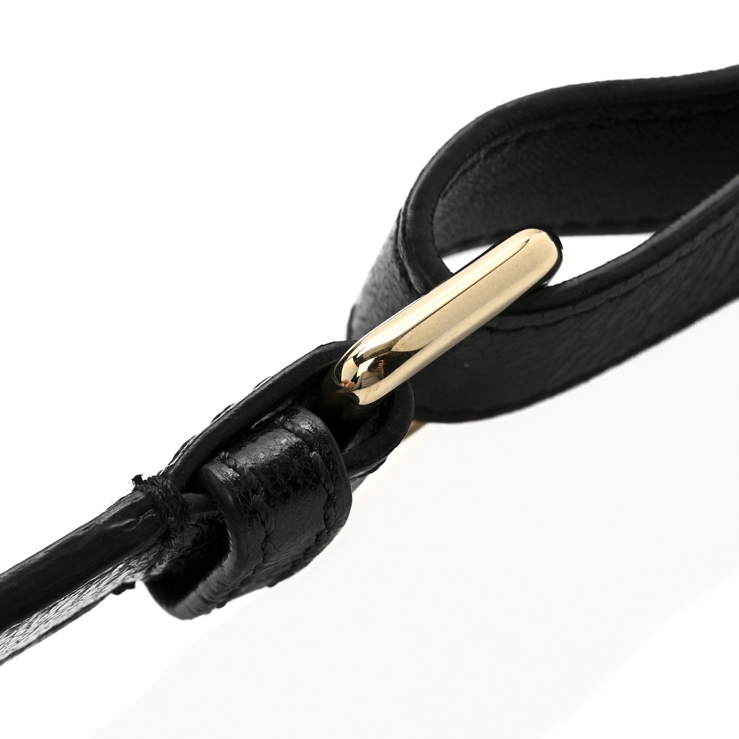 Crumpled Glazed Lambskin Quilted Waist Bag Fanny Pack Black