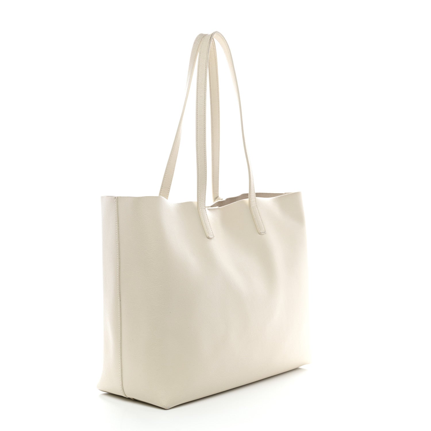 Calfskin Large Shopping Tote Porcellana