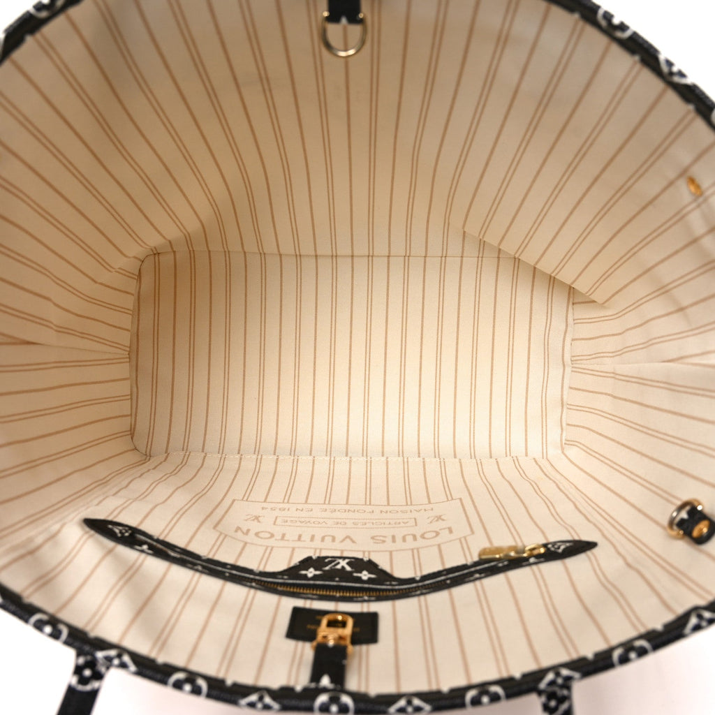 Monogram Giant Jungle Neverfull MM Ivory