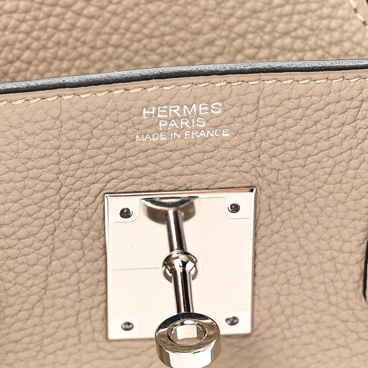 Togo BIRKIN 30 Gris Tourterelle
