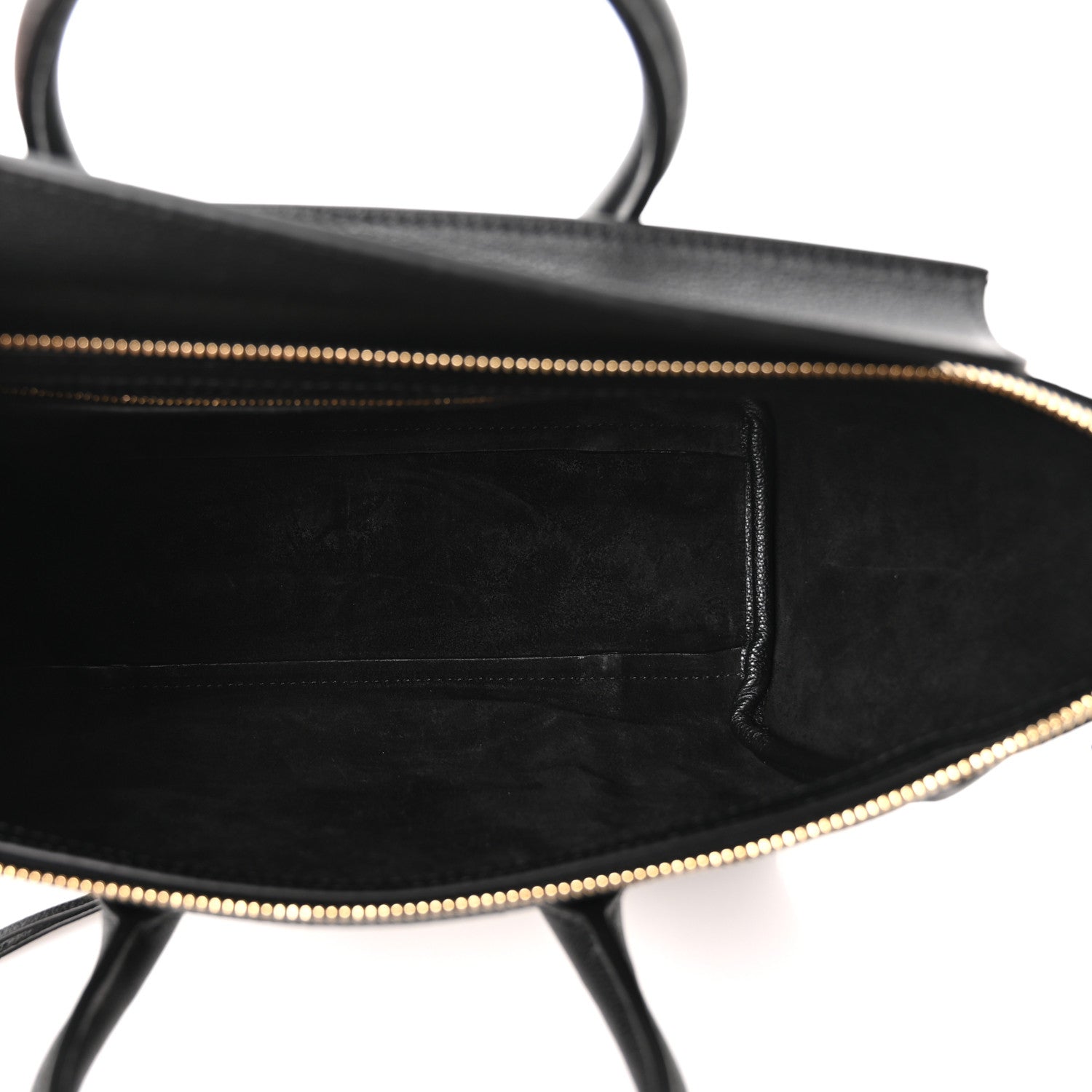Grained Calfskin Little New Luggage Black
