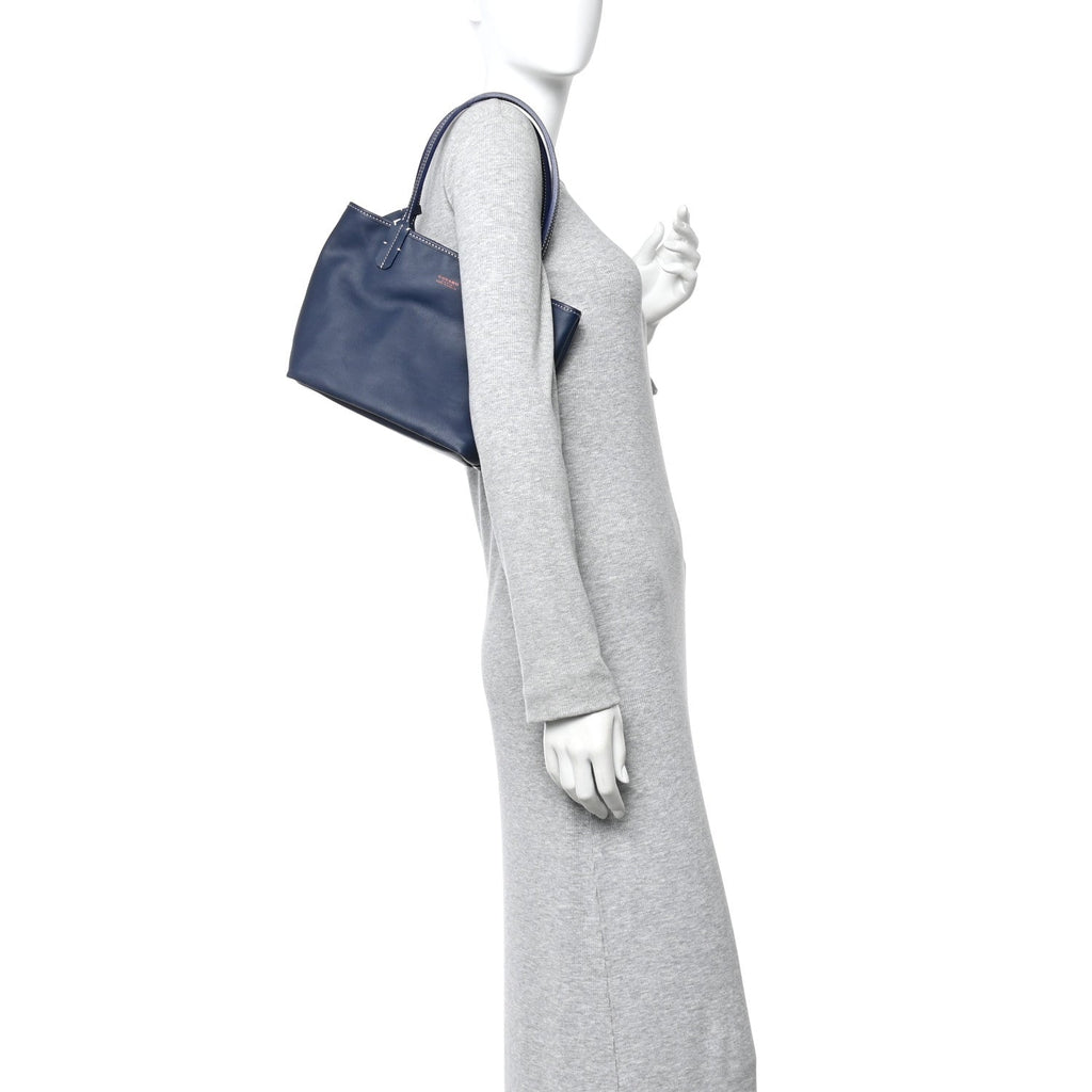 Goyardine Reversible Mini Anjou Navy