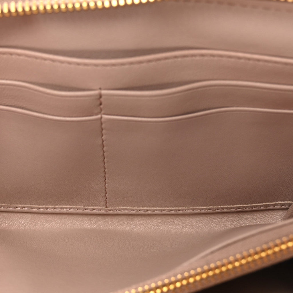 Matelasse Zip Around Wallet Cammeo