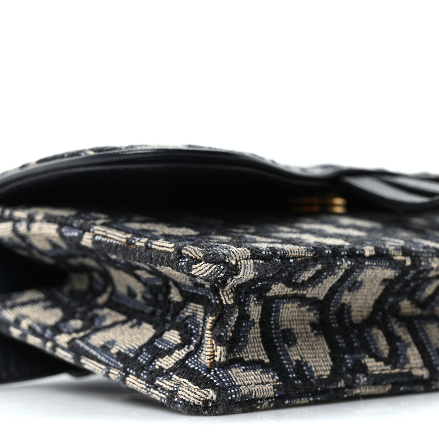 Oblique Saddle Belt Bag Blue