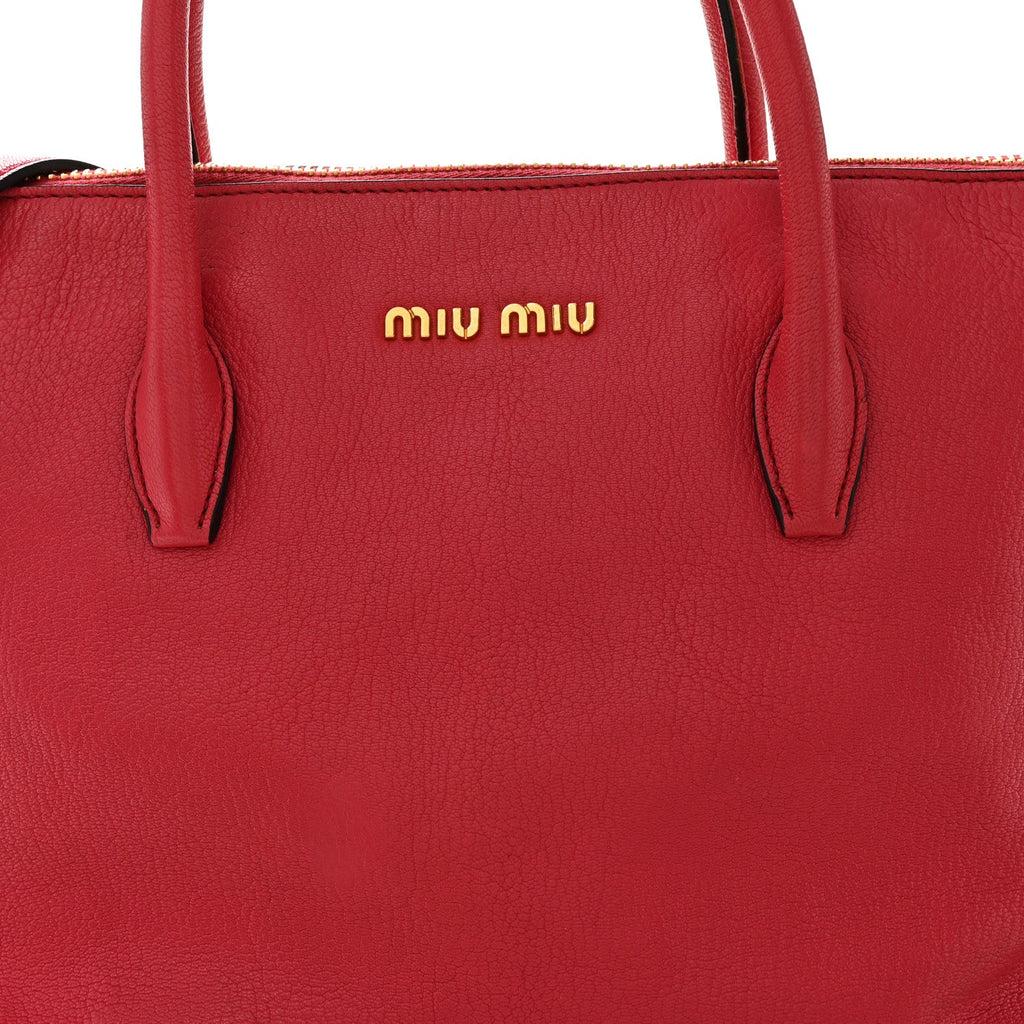 Goatskin Madras Top Handle Bag Fragola