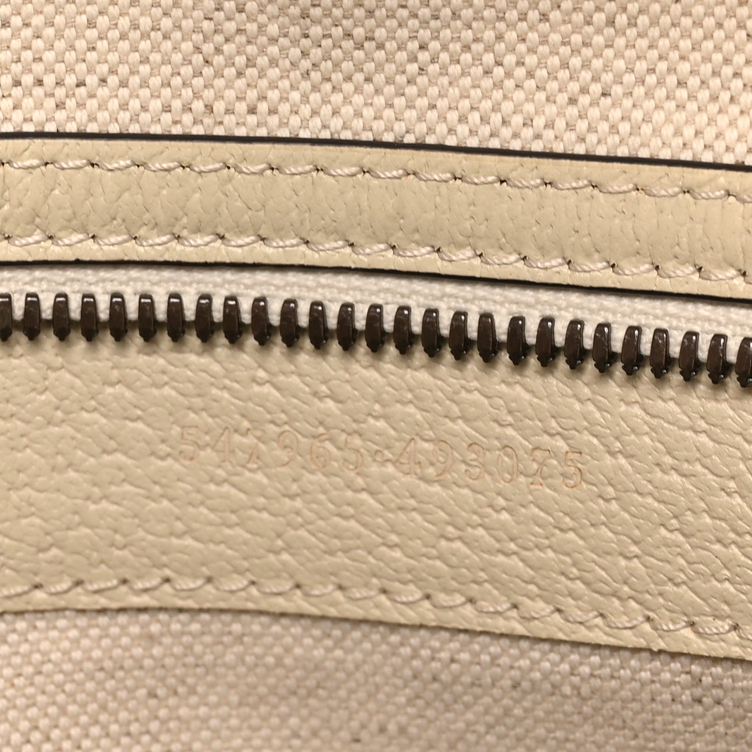 GG Supreme Monogram Textured Calfskin Web Small Ophidia Day Backpack Beige Ebony Mystic White