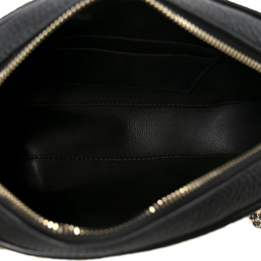 Calfskin Rockstud Mini Crossbody Bag Black
