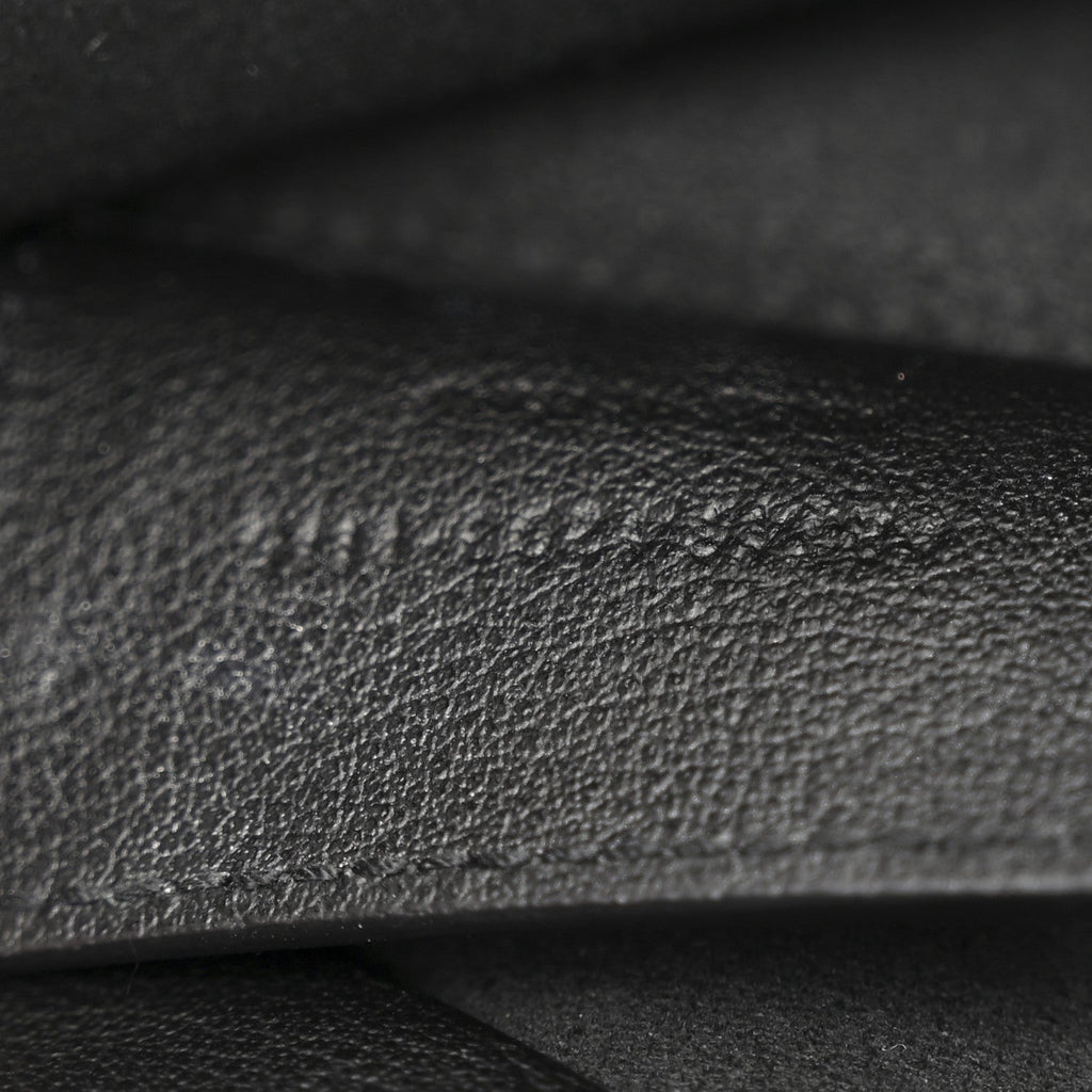 Calfskin Medium Shopping Tote Black