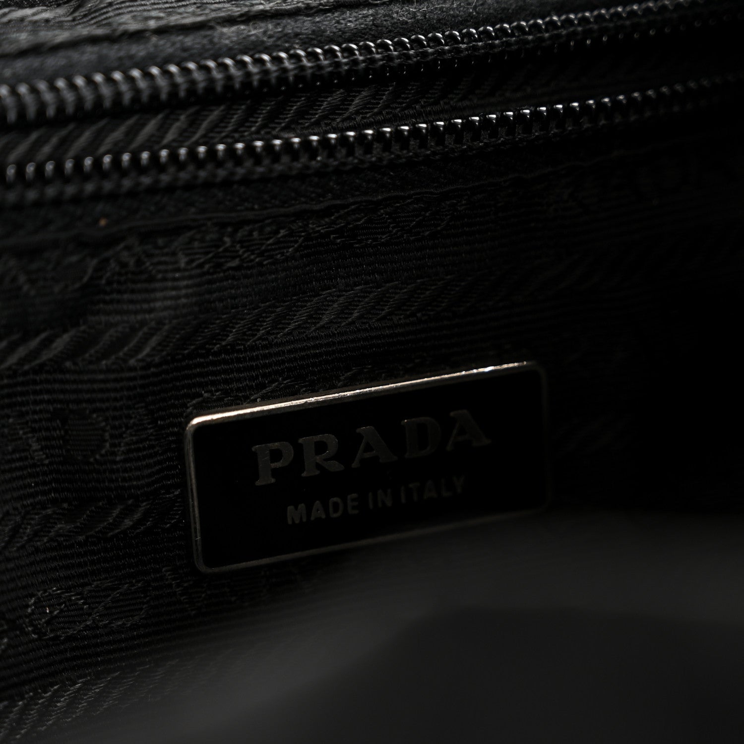 Nylon Vela Single Buckle Backpack  Black