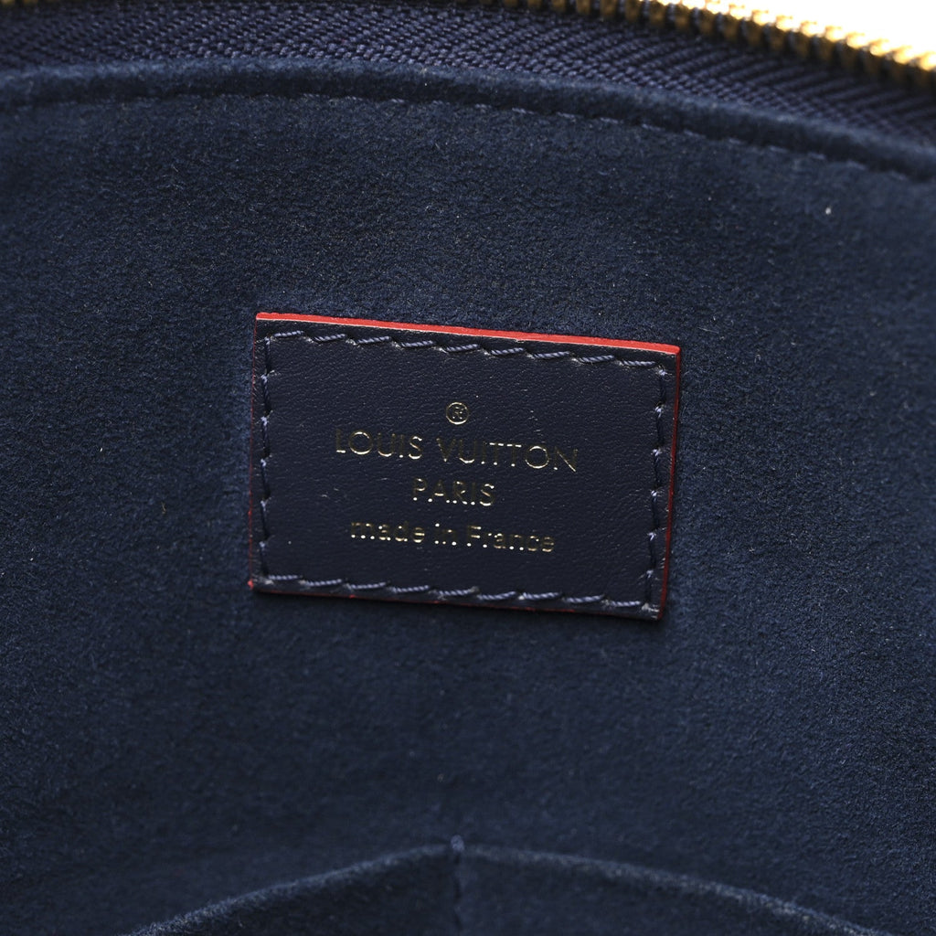 Empreinte V Tote MM Marine Rouge