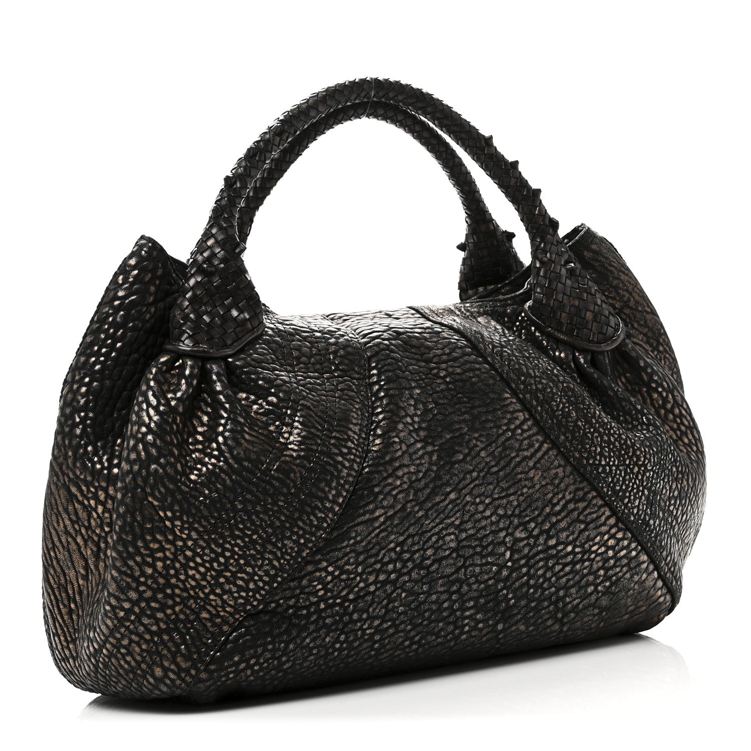 Metallic Nappa Nuvolata Bimetal Spy Bronze Black