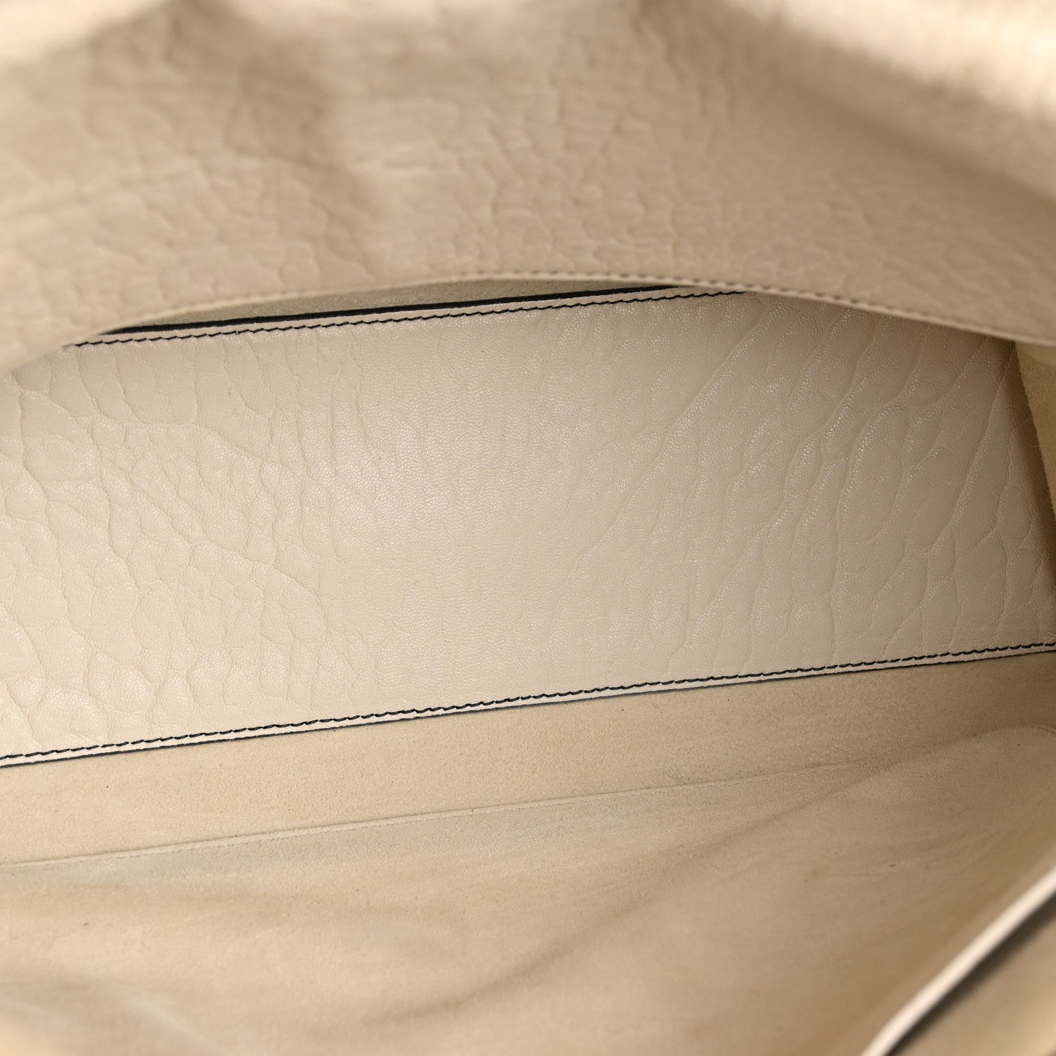 Canyon Grained Lambskin Large Lady Dior Off White