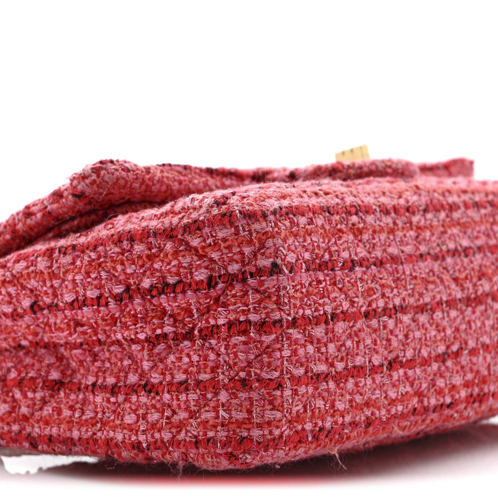 Tweed Quilted 2.55 Reissue 225 Flap  Red Pink Multicolor