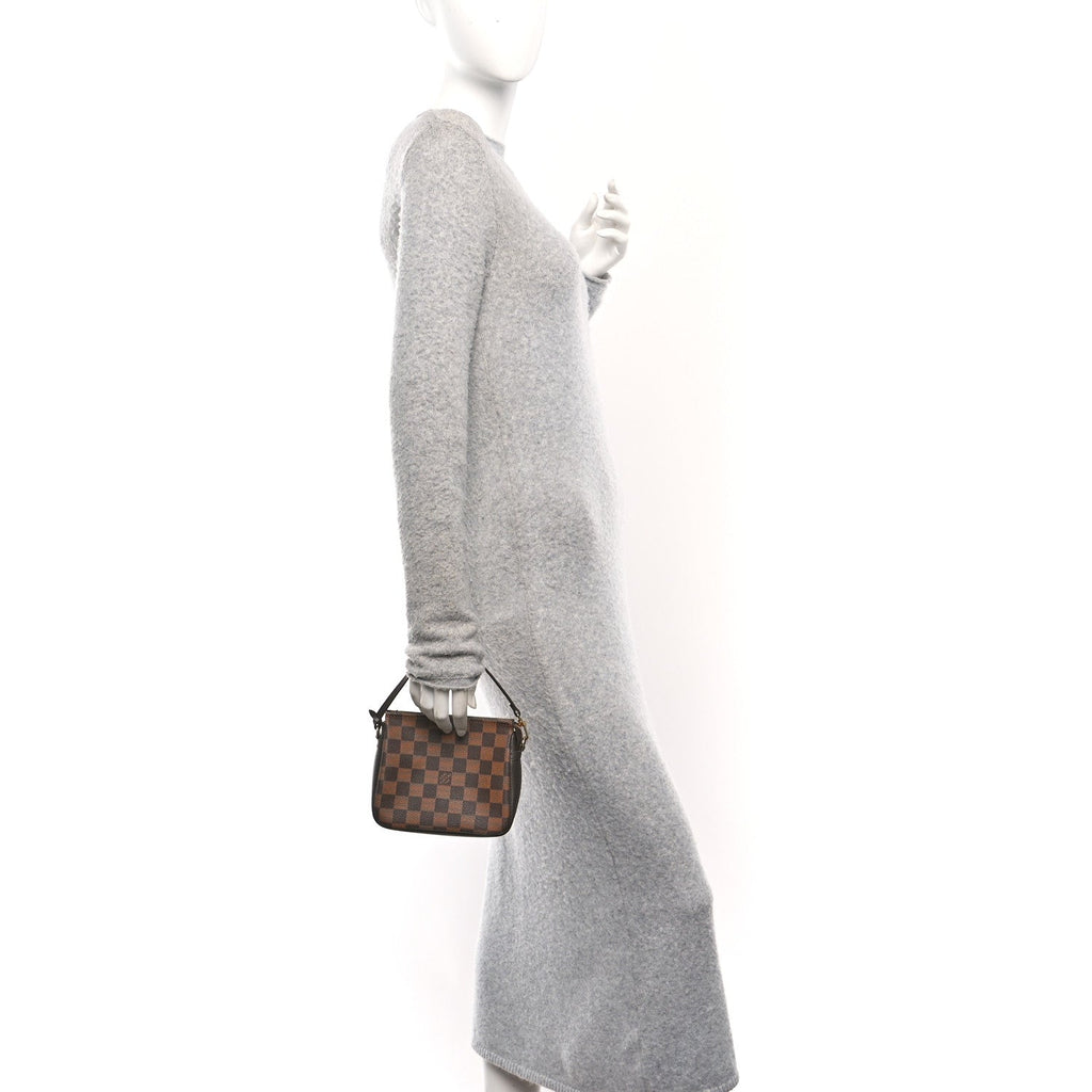 Damier Ebene Trousse Make Up Bag Pochette
