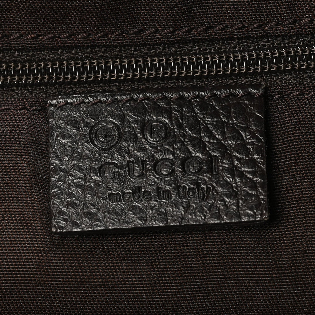Monogram Medium Abbey Shoulder Bag Chocolate