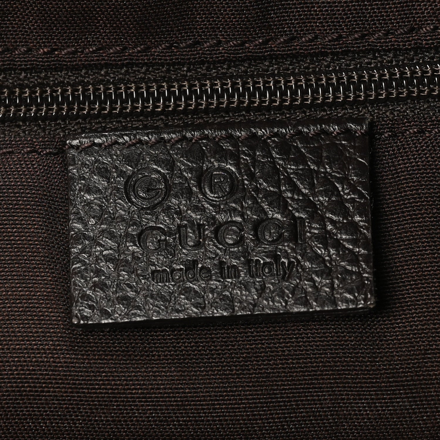 Monogram Medium Abbey Shoulder Bag Chocolate