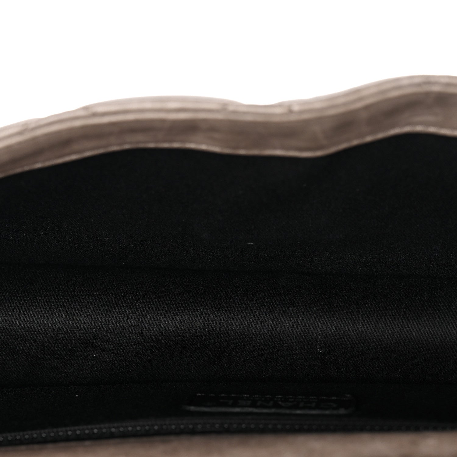 Washed Lambskin Jumbo Take Away Flap Grey