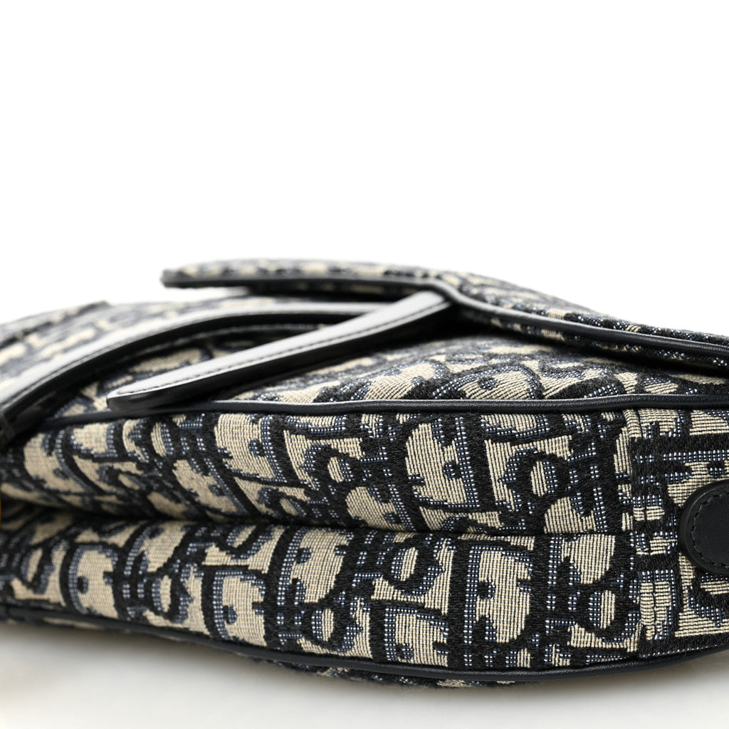 Oblique Saddle Bag Blue