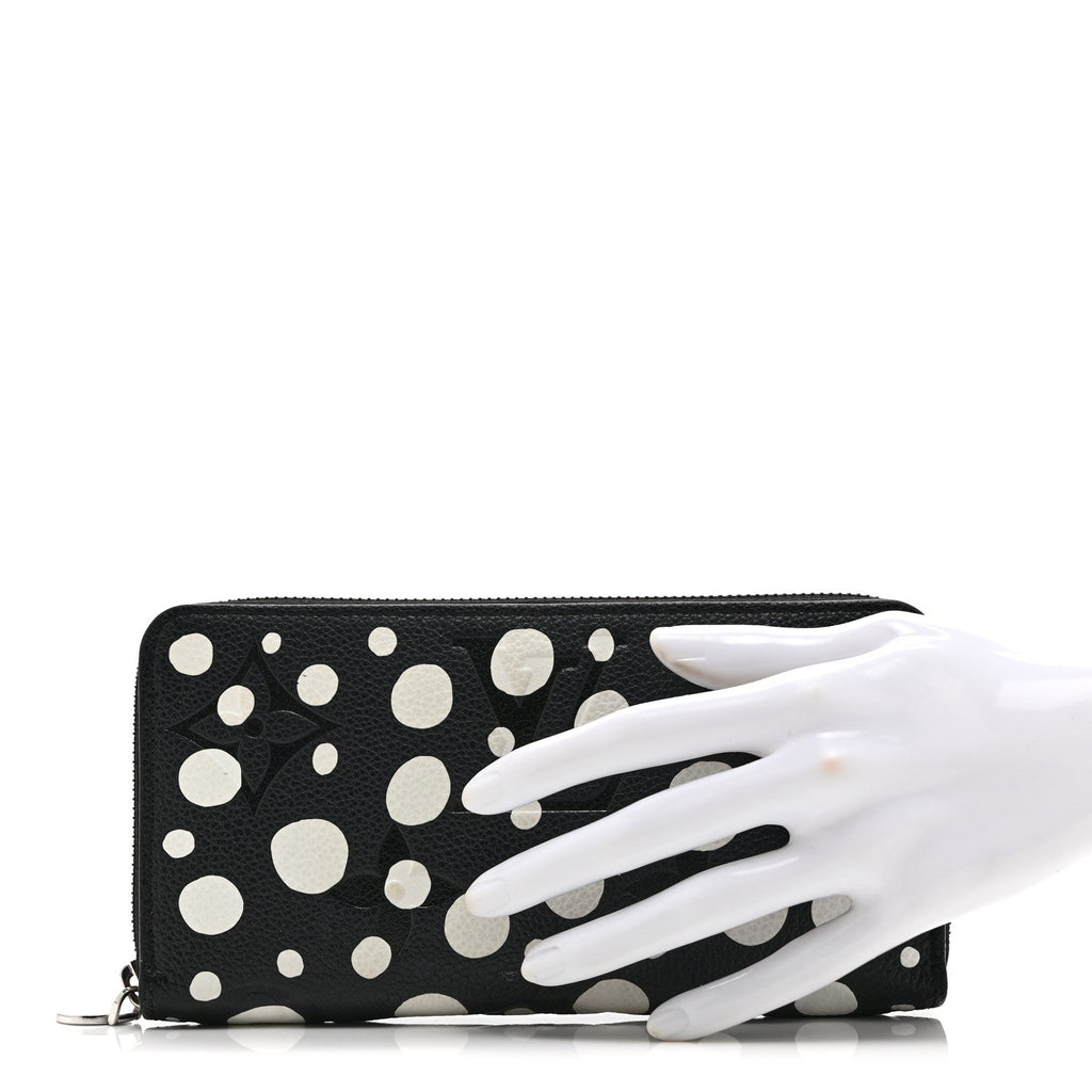 LV X YK Empreinte Zippy Wallet Black White