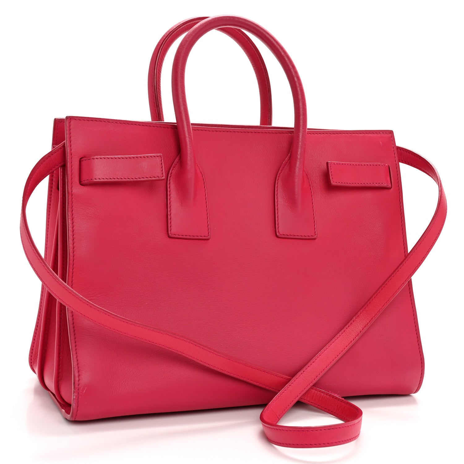 Calfskin Small Sac De Jour Lipstick Fuchsia