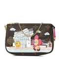 Monogram 2022 Christmas Animation Seoul Mini Pochette Accessories Fuchsia