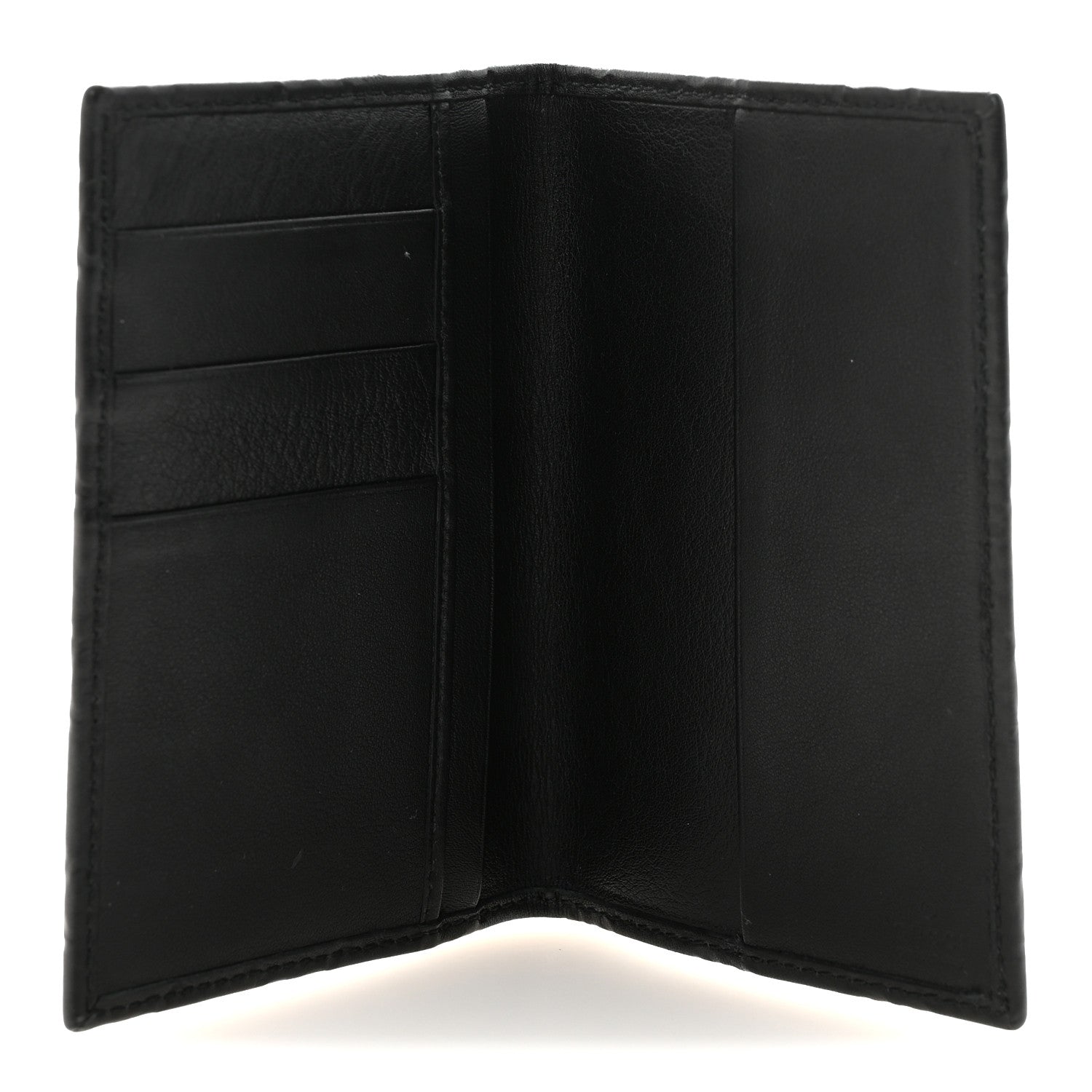 Guccissima Passport Case Black
