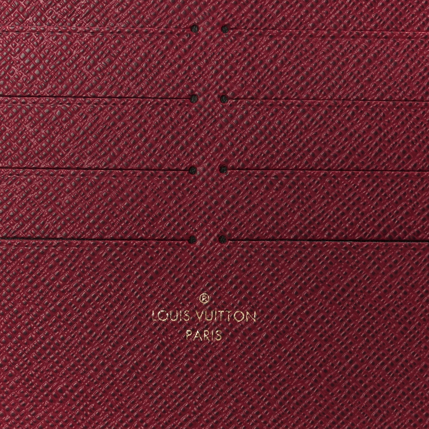 Calfskin Pochette Felicie  Holder Insert Fuchsia
